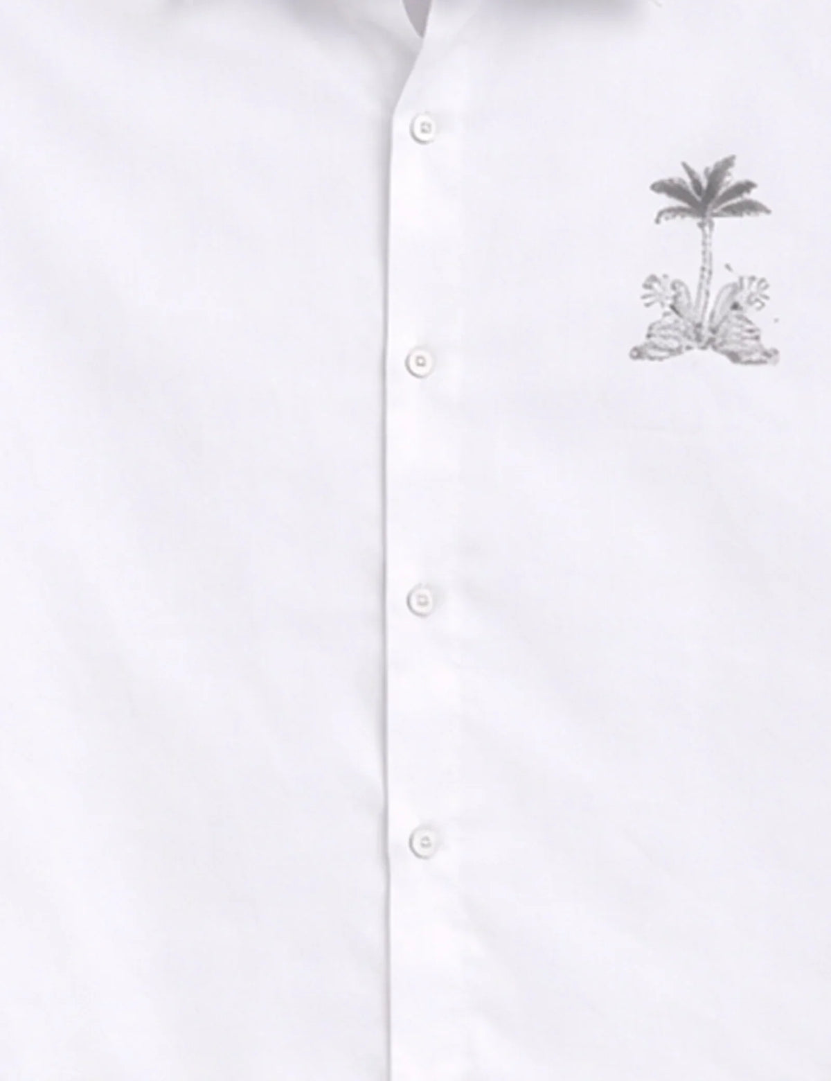 Bottom Grass Printed Men's Shirt - XPST