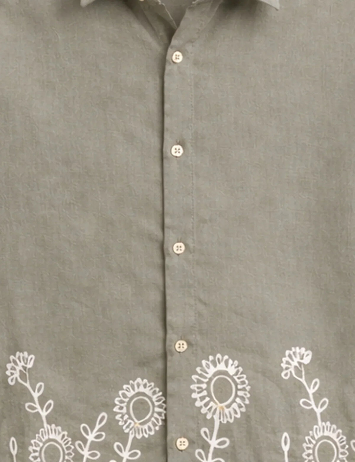 Bottom Mandala Printed Men's Shirt - XPST